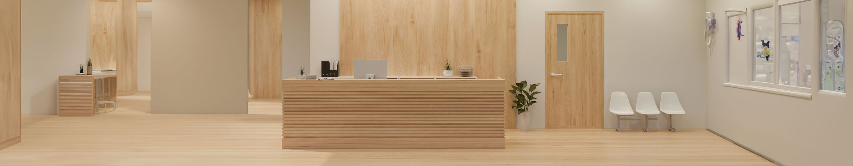 歯科受付の写真